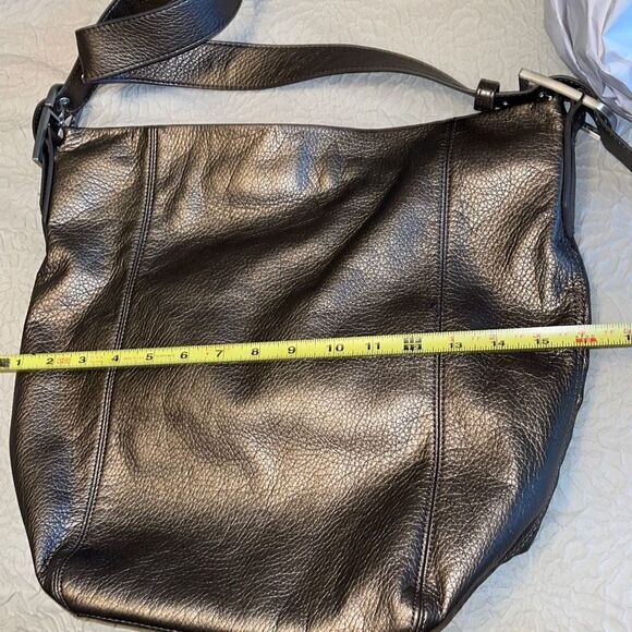 ROCKPORT Women’s Faux Leather Brown Metallic Shoulder Bag PocketBook Adjustable - Picture 11 of 12